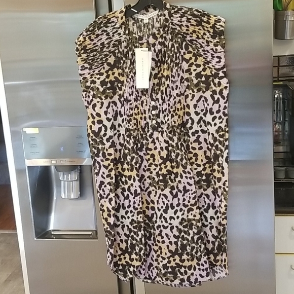💕VERONICA BEARD💕 Marieta Leopard Cover-Up Dress - Picture 9 of 12